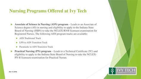 ivy tech nursing program reviews.